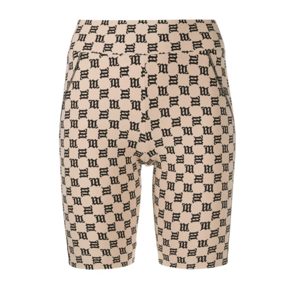 MISBHV logo print fitted biker shorts xs
